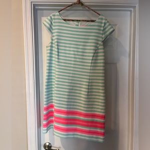 Mint and pink Lilly Pulitzer a-line dress